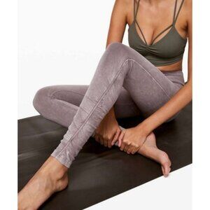 Lululemon Inner Glow Tight Washed Half Moon Size 4 Prima Cotton